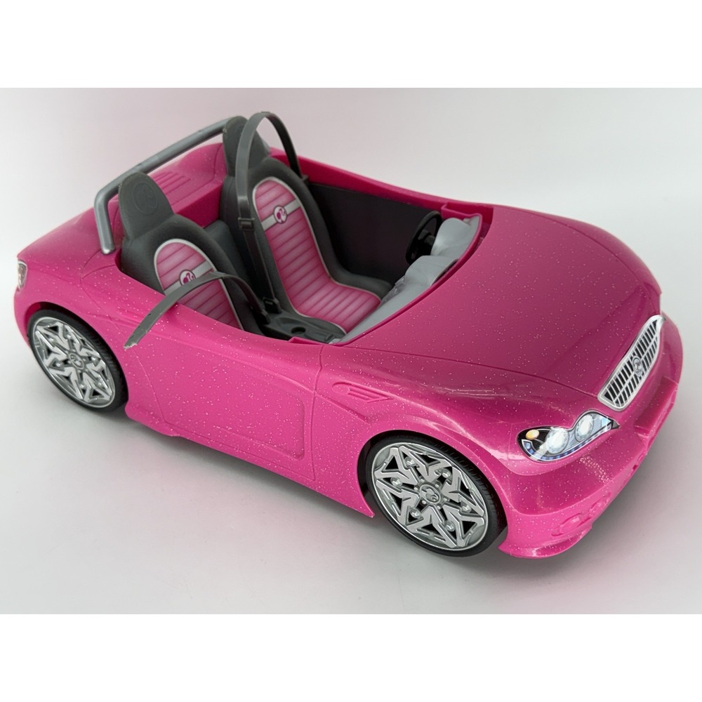 Mattel Toys Barbie Convertible Pink Plastic Sparkly Finish Two seater BDF38 Kids